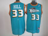 Detroit Pistons 33# Grant Hill green nba Jersey