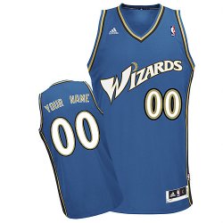 Washington Wizards Custom Swingman blue Road Jersey for sale