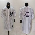 Nike Yankees blank white MLB baseball Jersey -BD 10