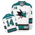 NHL San Jose Sharks #14 Jonathan Cheechoo White Jersey