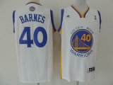 Golden State Warriors Harrison Barnes 40 white NBA Revolution 30 Jerseys