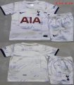 2023-2024 Tottenham Hotspur Club white kid soccer jerseys home