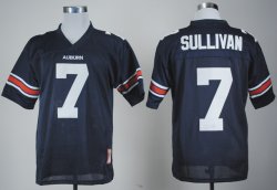 Auburn Tigers Pat Sullivan #7 Navy Blue College nfl Throwback Jersey