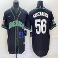 2023 World Cup Mexico #56 Randy Arozarena black majestic baseball jerseys 17