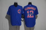 2017 Chicago Cubs #12 Kyle Schwarber blue mlb baseball jersey