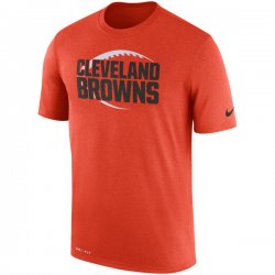 Men\'s Cleveland Browns Nike Orange Legend Icon Logo Performance T-Shirt