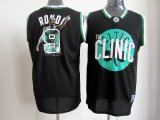 NBA 2012 Boston Celtics #9 Rajon Rondo Black Jerseys