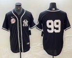 Nike New York Yankees #99 Aaron Judge black majestic baseball Jersey Joint name -BD 06