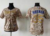 2016 New Kansas City Royals #35 Eric Hosmer Camo Womens Stitched Baseball Jersey