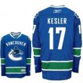 NHL Vancouver Canucks #17 Ryan Kesler Blue Jersey