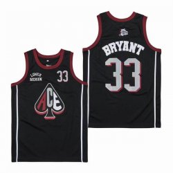 Kobe Bryant #33 jerseys High School Edition black basketball Jersey -SG 01