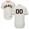 Custom San Francisco Giants beige Flexbase Authentic Collection Jersey