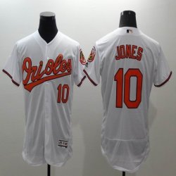 2016 Baltimore Orioles #10 Adam Jones white elite baseball jerseys