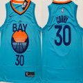 Nike Golden State Warriors #30 Stephen Curry skyblue nba jerseys -S8