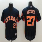 2016 Houston Astros Jose Altuve 27# dark blue Flexbase Authentic Collection Jersey