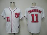 MLB Jerseys Washington Nationals 11 Zimmerman White