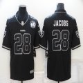 Nike Oakland Raiders #28 Josh Jacobs black Color Rush Limited Jersey 60th-BD