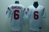 NCAA #6 SANCHEZ white Jerseys