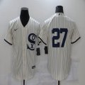 Chicago White Sox #27 white majestic Baseball Jersey Dream version -BD