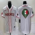 2023 World Cup Mexico blank white majestic baseball jerseys 17