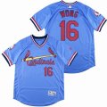 St.Louis Cardinals #16 Kolten Wong skyblue Flexbase Authentic Collection Jersey-SG