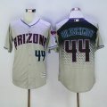 2016 Arizona Diamondback #44 Paul Goldschmidt gray baseball jersey