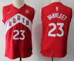 Nike North Toronto Raptors #23 Fred VanVleet red Stitched kid NBA Jersey