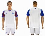 2018 World cup Iceland team White soccer jersey away