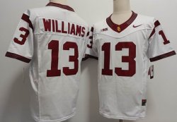 USC Trojans #13 Caleb Williams white College Football Jersey-XST 01