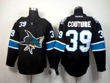 Reebok San Jose Sharks #39 Logan Couture black nhl hockey jersey