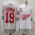 Adidas Detroit Red Wings #19 Steve Yzerman white hockey jersey-PD