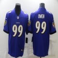 Baltimore Ravens #99 Jayson Oweh purple nike Color Rush Limited Jersey