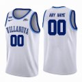 Custom Villanova Wildcats white college basketball jerseys-2