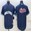 Nike Chicago Cubs blank blue majestic baseball jerseys 01