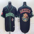 2023 World Cup Mexico blank black new majestic MLB baseball Jerseys-BD 27