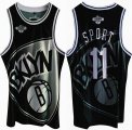 Brooklyn Nets #11 Sports black nba jerseys Print-XD