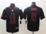 Nike Atlanta Falcons #11 Julio Jones Lights Out black Color Rush Limited Jerseys-BD