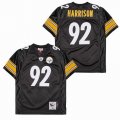 Pittsburgh Steelers James Harrison #92 black 2005 throwback nfl Jersey-SG