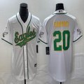 Nike Eagles #20 Brian Dawkins white baseball jerseys Joint name-BD