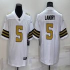 New Orleans Saints #5 Jarvis Landry White Nike Color Rush Limited Jersey