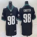 Nike Philadelphia Eagles #98 Jalen Carter black Color Rush Limited Jersey -BD