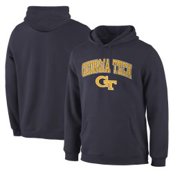 Fanatics Branded Georgia Tech Yellow Jackets Navy Campus Pullover Hoodie