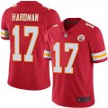 Nike Kansas City Chiefs #17 Mecold Hardman red Color Rush Limited Jerseys