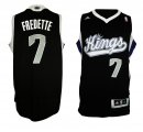 Sacramento Kings 7# FREDETTE Black Alternate Swingman Jersey