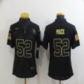 Women Nike Bears #52 Khalil Mack black Salute To Service Limited Jersey-BD