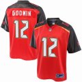 Custom Nike Tampa Bay Buccaneers #12 Chris Godwin red Color Rush Limited jersey