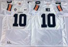 Auburn Tigers #10 Bo Nix White NCAA College Football Jersey