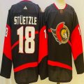 Adidas Ottawa Senators #18 Tim Stutzle black hockey jersey-PD