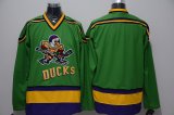 Anaheim Ducks blank green trowback Ice Hockey Jersey