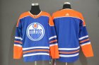 Adidas Edmonton Oilers blank blue orange Ice Hockey-WL